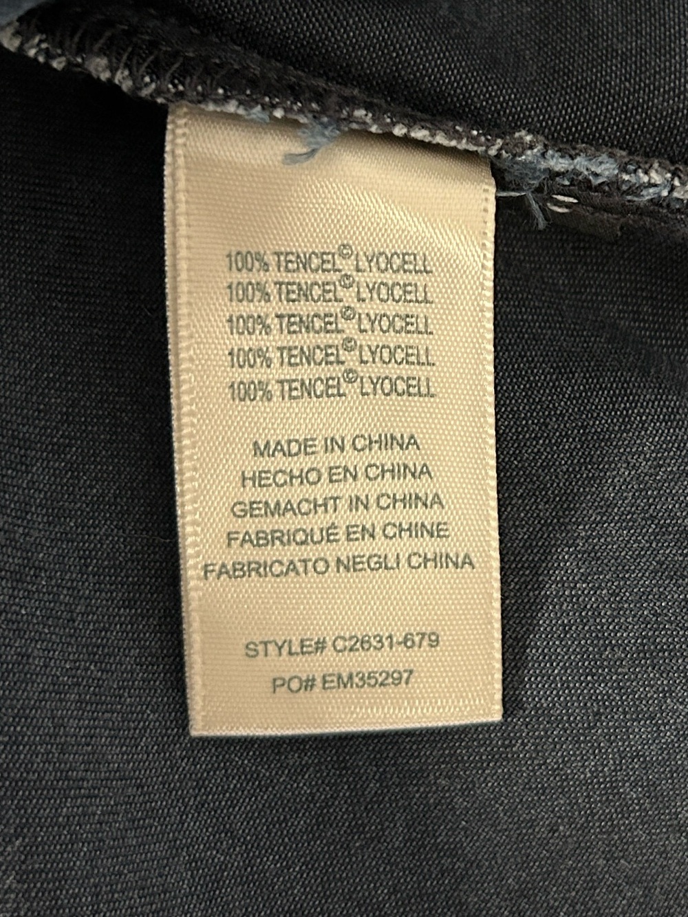 Cloth &Stone Anthropologie Washed Indigo Denim Shirt — Blue - Picture 11 of 14